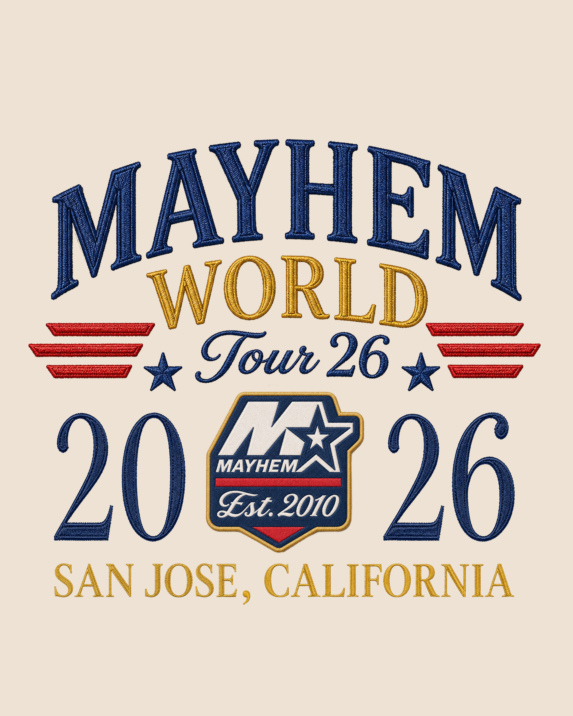 Mayhem World Tour 2026 T-Shirt