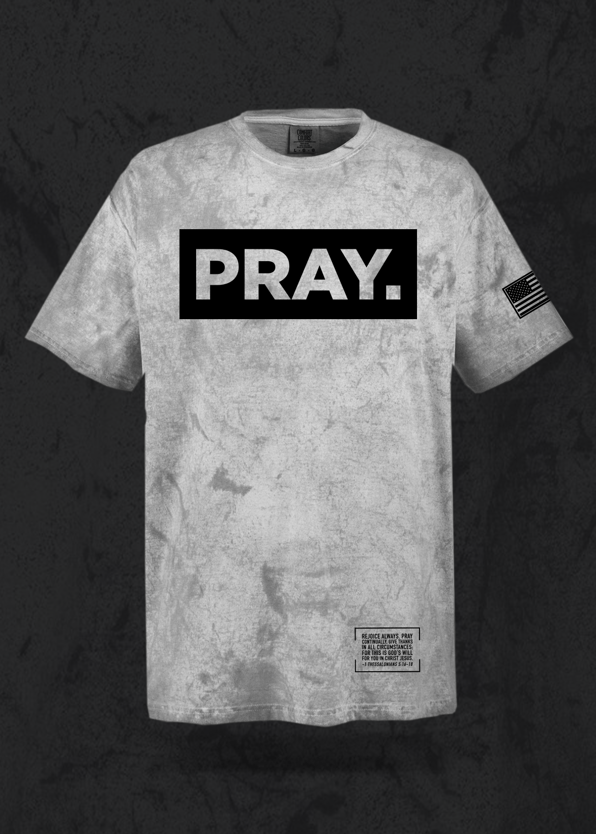 PRAY. T-Shirt (SMOKE)