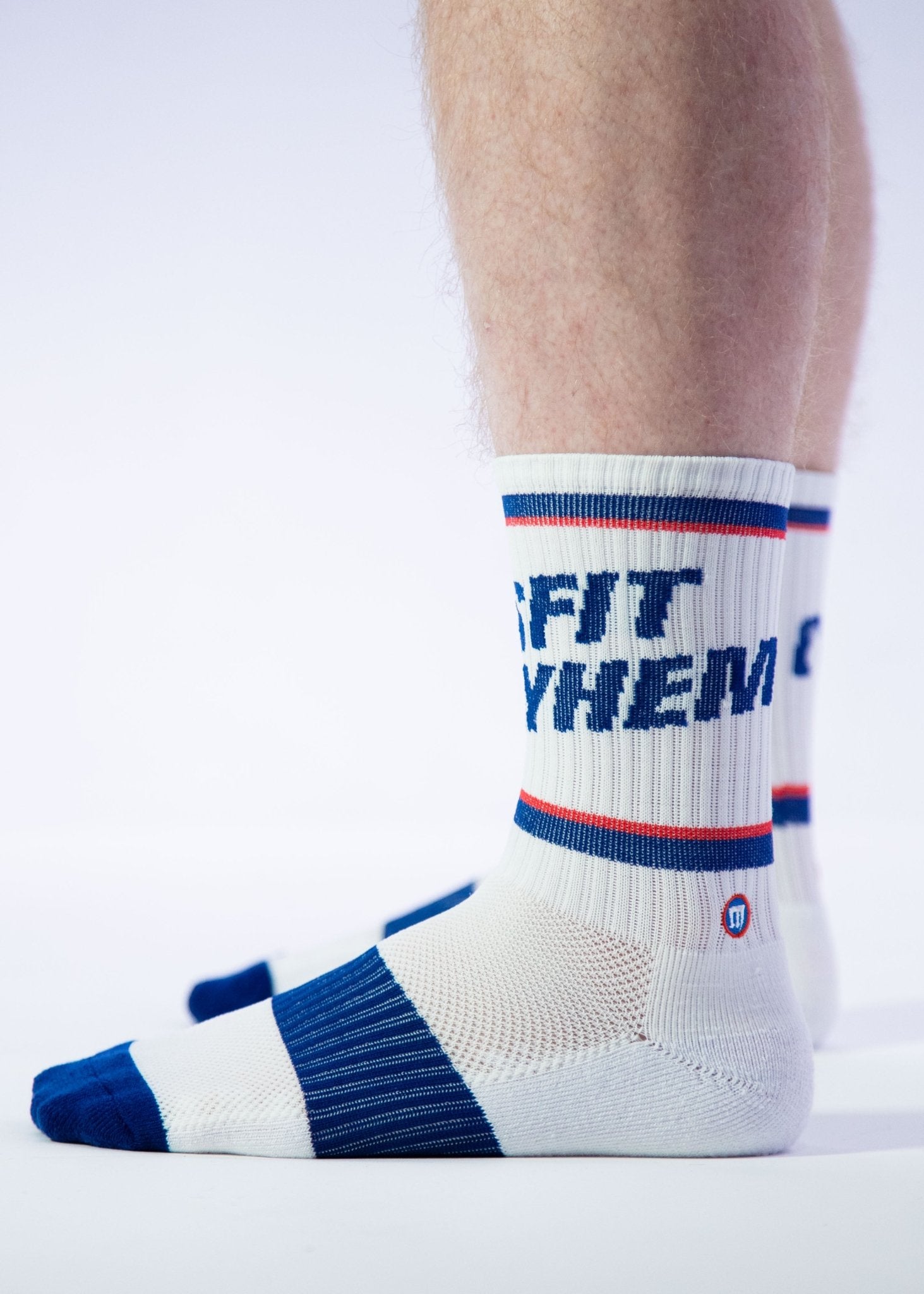 Mayhem Athlete Crew Socks: RWB - MAYHEM NATION