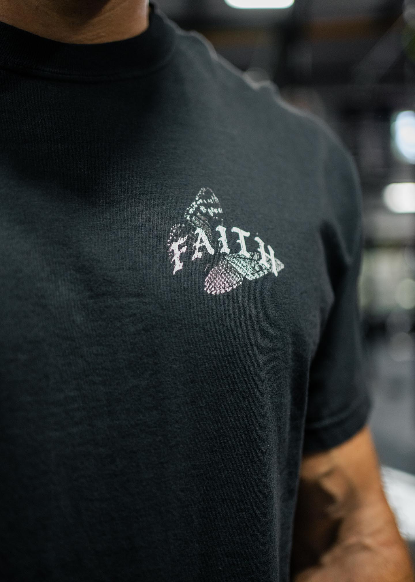 Faith Lion IV Butterflies T-Shirt